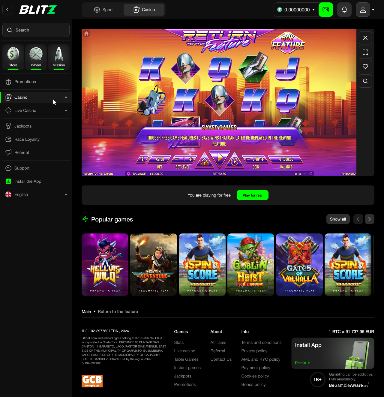 Reload bonusy Blitz bet na pondělí, středu, pátek a víkend